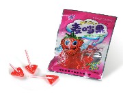 stawberry lollipop